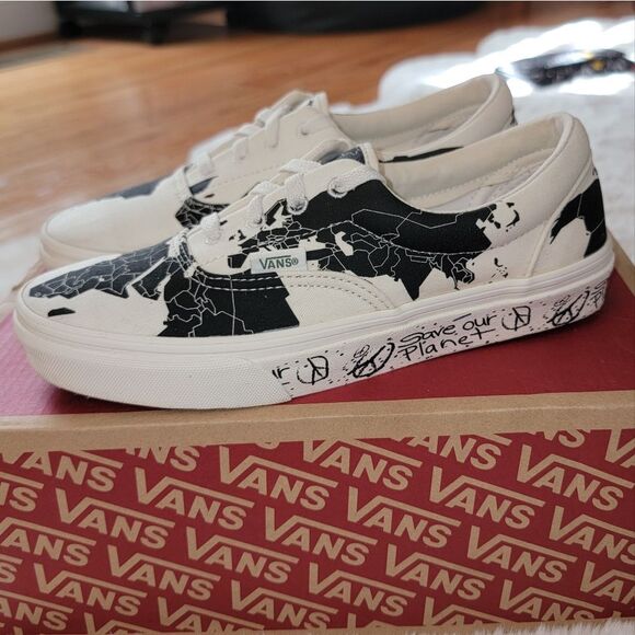 Vans Era x Save Our Planet Classic Global Peace Low Shoes 🌎 Men 5.5 Women 7 - Picture 12 of 12